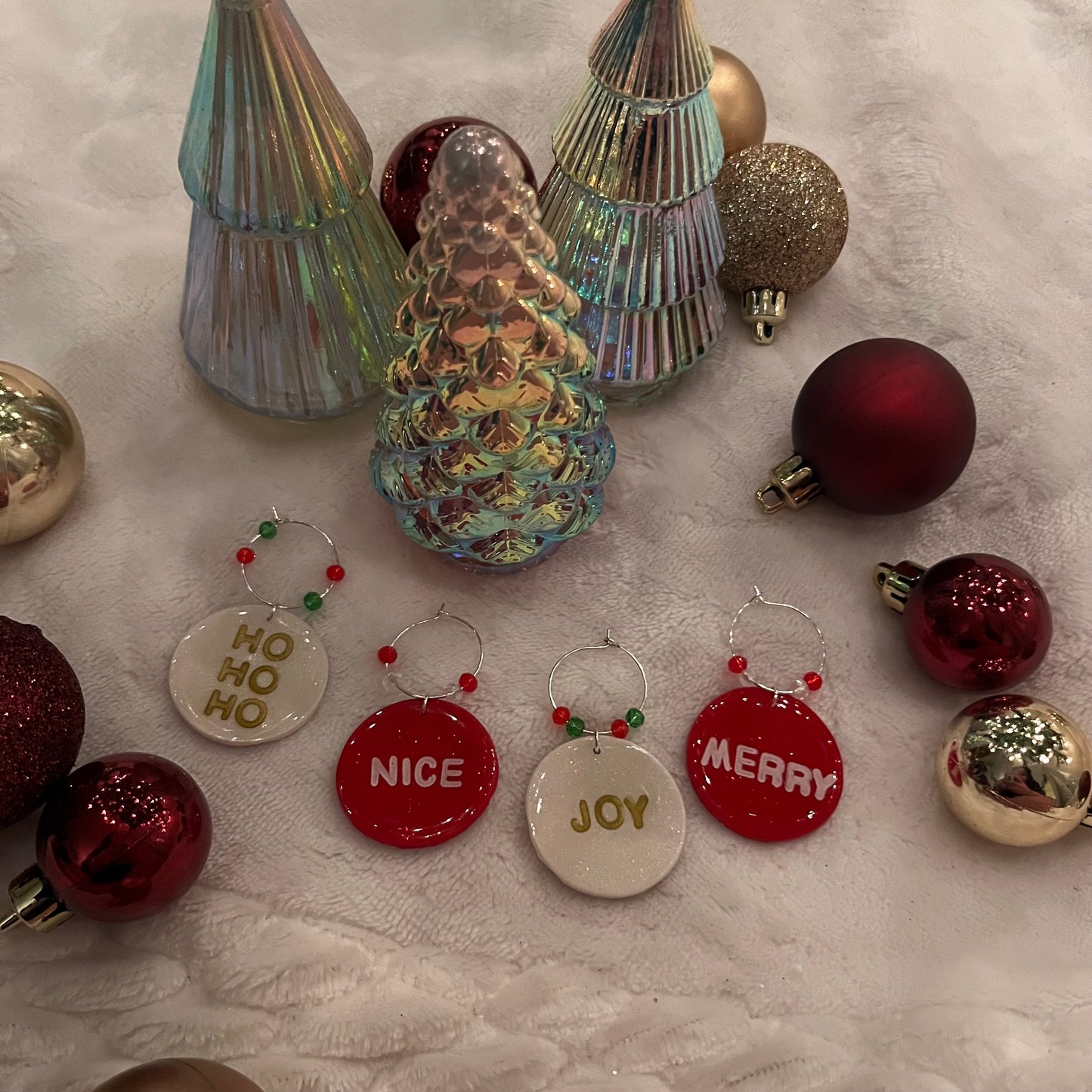 Christmas Glass Charms