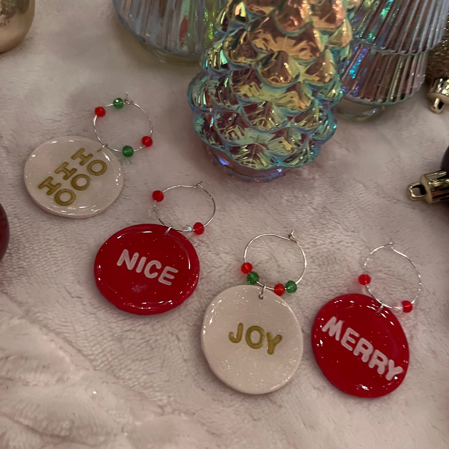 Christmas Glass Charms